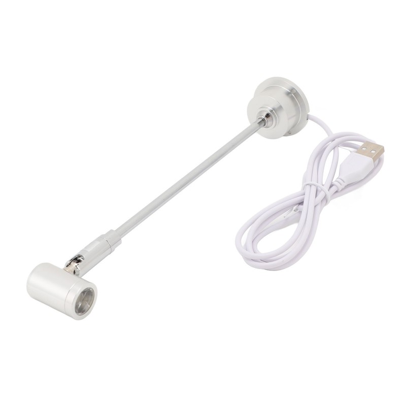 Standing Cabinet Spotlight USB LED Aluminum 1W Adjustable Head Jewelry