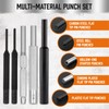 HORUSDY 22-Piece Durable Gunsmith Punch and Hammer Set, Steel Roll