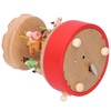 Wooden Music Box Musical Box Rotating Horse Shaped Wood Crafts