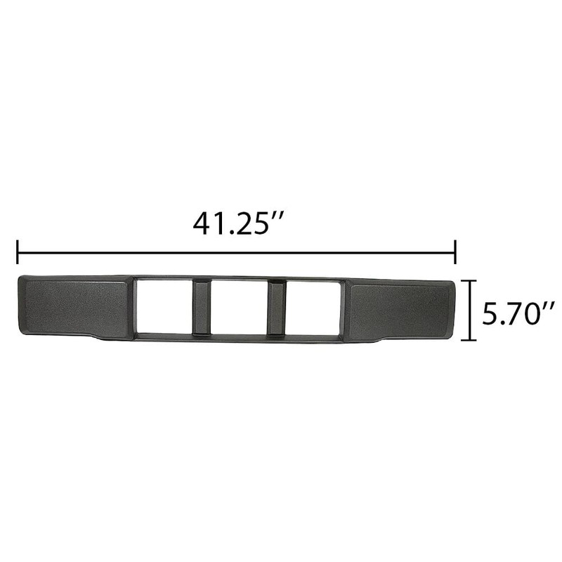 PIT66 Front Bumper Lower Grille Trim Panel, Compatible with Ford