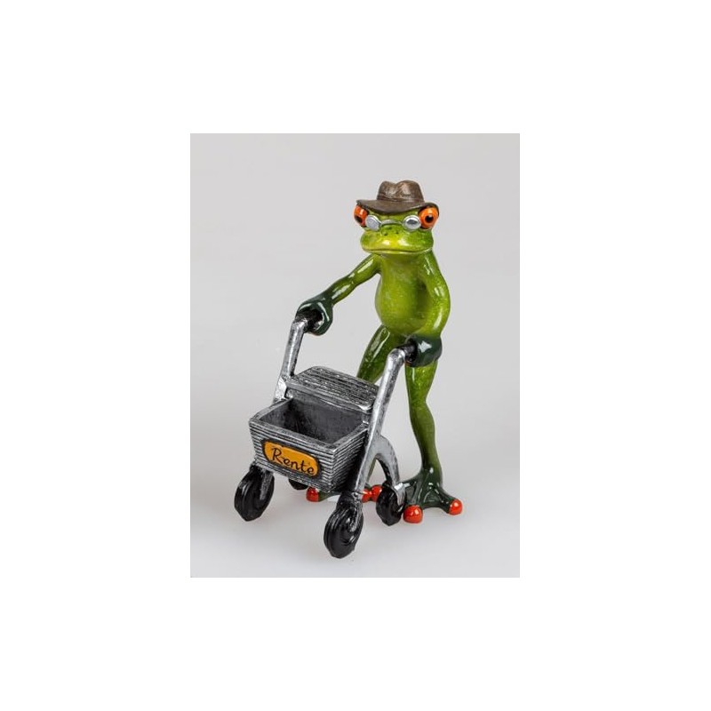 Formano Frog Pensioner Light Green, Approx. 16 cm