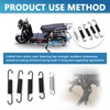 GOFIRA 5Pcs Motorcycle Center Stand Spring in Heavy Spring Steel