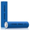 SHENMZ 16650 Protected Button Top Battery 2500mAh 3.7V Lithium Ion