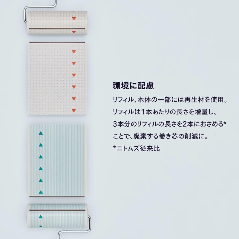 Nitoms Colo 5656 Spare Tape, For Both Sides, Refill Roll,