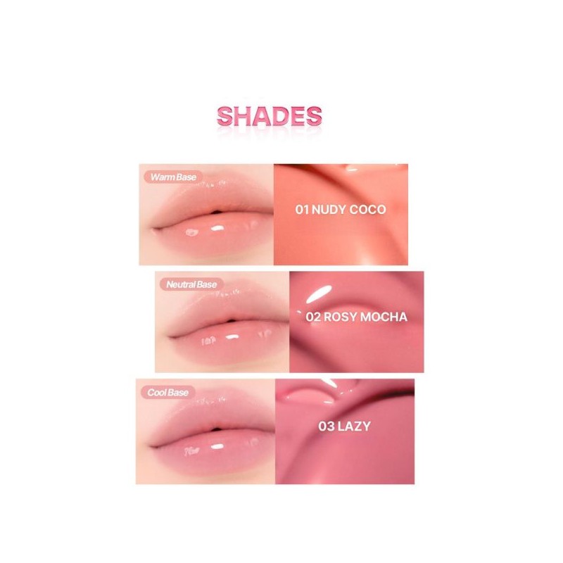 2AN Glaze Bouncing Tint 4.5g, Color:02 Rosy Mocha