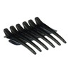 Sanshin Perfect Compartment Clips 12 cm Black Pack of 6