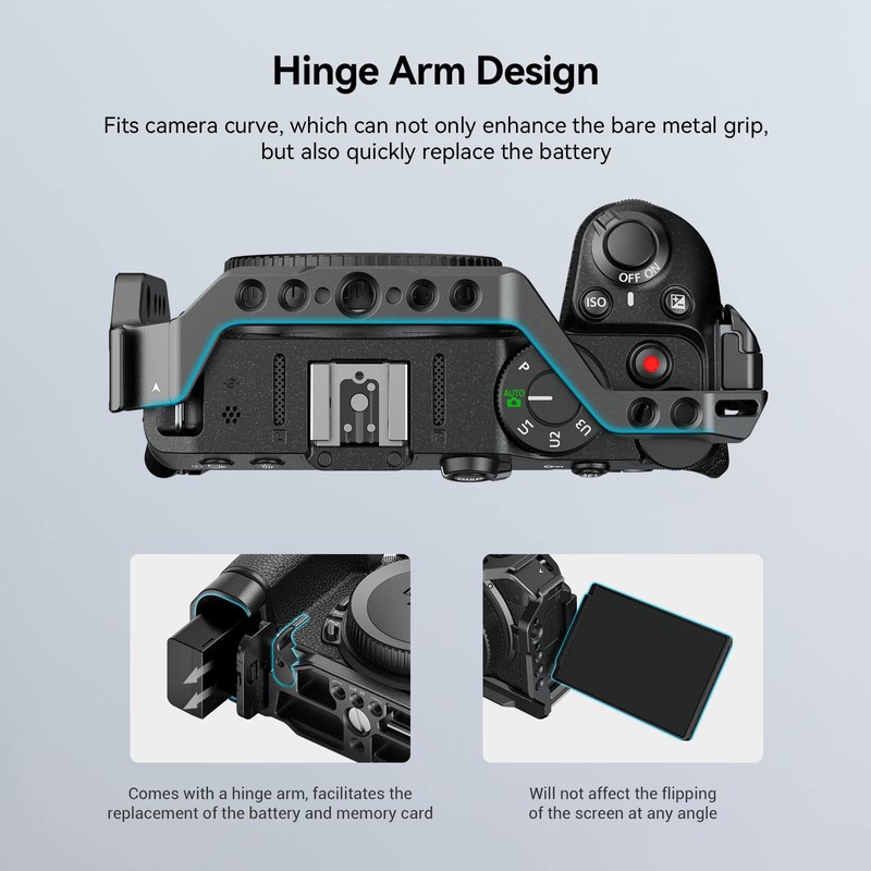 SMALLRIG Z 30 Camera Cage for Nikon Z 30, Aluminum