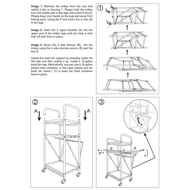 Waxness Foldable Waxing Trolley
