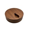 Wooden 7 Days Pill Box (Solid Walnut - Engraved)