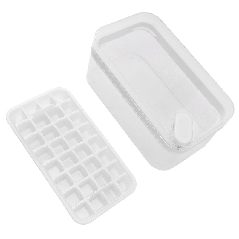 Easy Release Ice Cube Tray Plastic 32 Grids Ice Tray