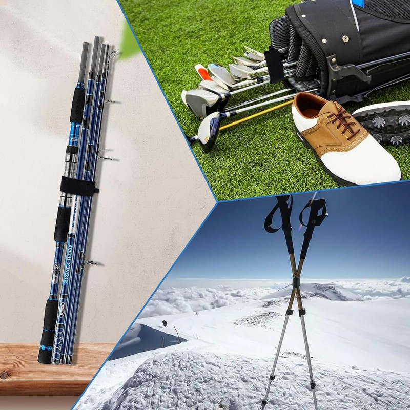 Adjustable Ski Ties, 6pcs Ski Straps Ski Straps Fasteners Adjustable