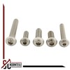 SC-Normteile SC7380-1 Rounded Head Screws with Hexagon Socket - M4