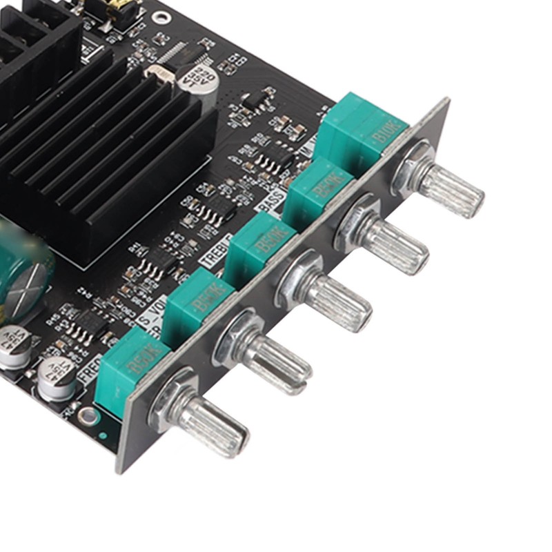 ZK MT21 Bluetooth Power Amplifier Board 2.1 Channel DC 12V‑24V