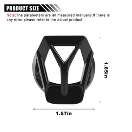 SMILFUY Engine Ignition Start Stop Push Button Cover, Zinc Alloy Car Power Control Trim, Universal Automotive Key Ignition Switch Protective Decoration Accessories (Black)