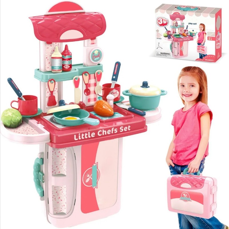 30pcs Kitchen Toy Playset Educational Interactive Skill Development Safe Kitchen