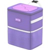 HOTOR Car Trash Can with Lid and Storage Pockets, 100%