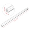 TOP-VIGOR 8Pcs Acrylic Square Rod, 10mm x 10mmmm x 250mm