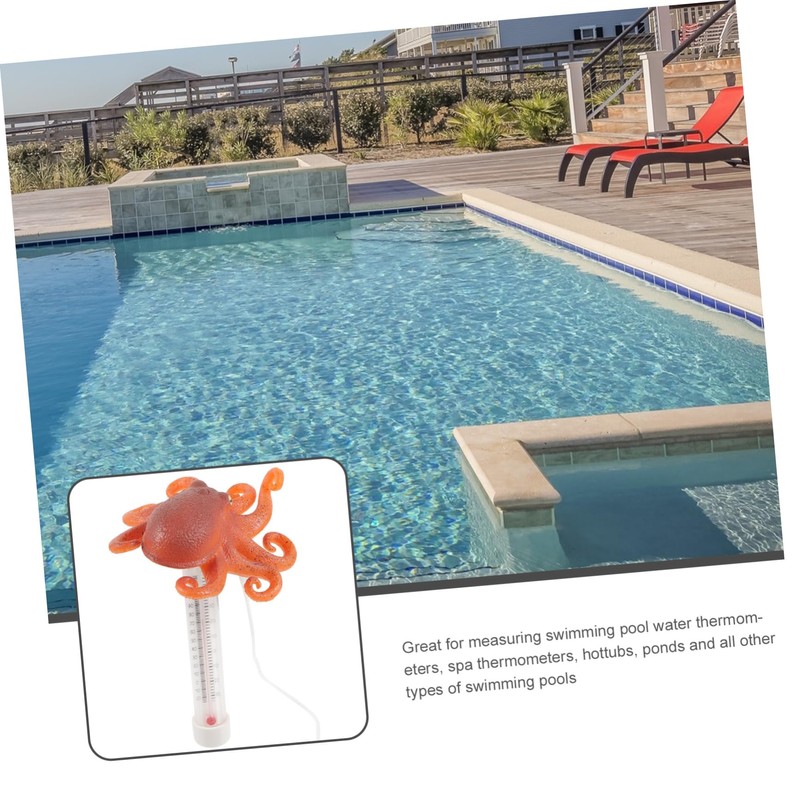 Outanaya Floating Pool Thermometer Digital Thermometer for Temperature Humidity Instruments