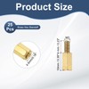 PATIKIL M3 Brass Hex Standoff, 25 Pcs PCB Motherboard Spacer