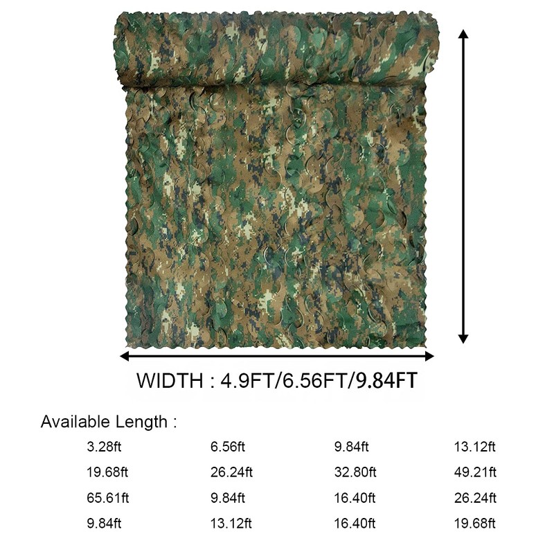 WINWAY Red de camuflaje de camuflaje a granel, red de