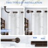 TANGWIN Bronze Wrap Around Curtain Rods 28 to 48 Inch:Blackout