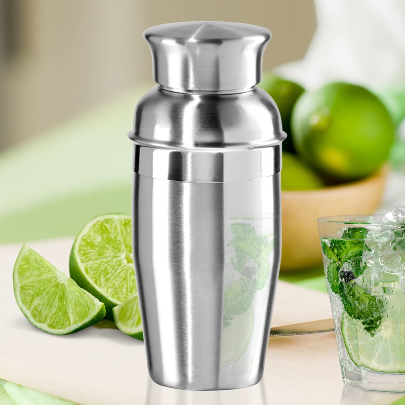 OGGI Mini Cocktail Shaker 10oz - Stainless Steel - Ideal