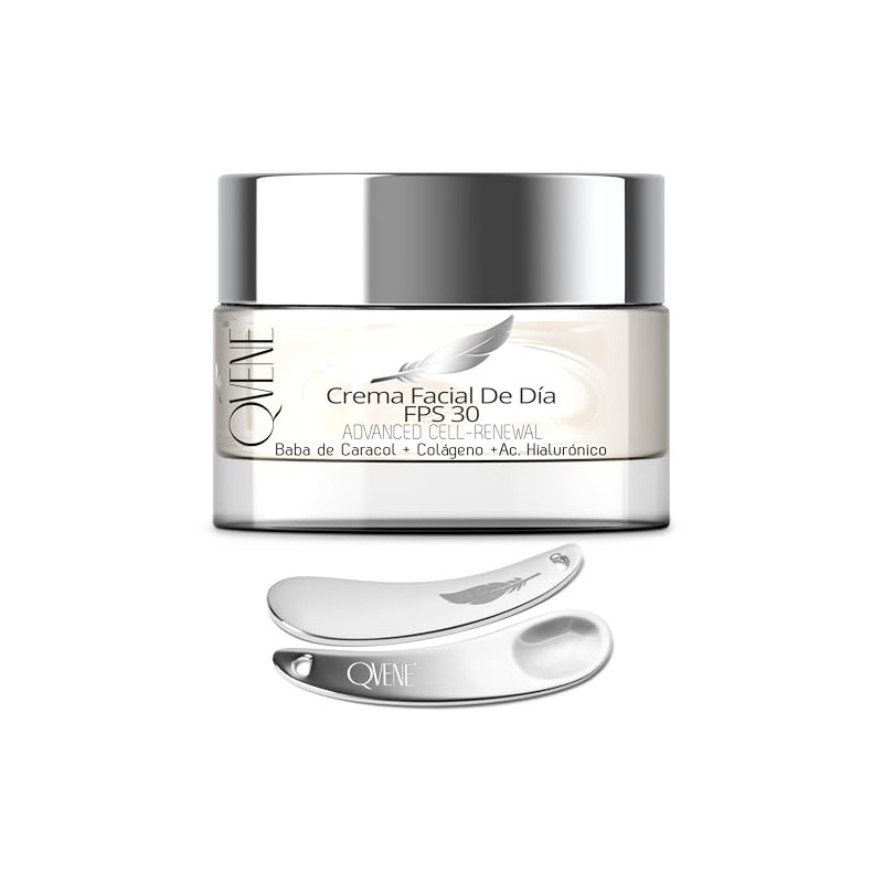 Crema Facial Dia Fps Baba Caracol Elastina Todo Tipo Piel