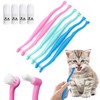 PenVinoo Dual Sided Cat Toothbrush Dog Toothbrush Finger Brush Micro