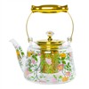 dingdaer Glass Teapot Stovetop 44 oz/1300ml, Borosilicate Clear Tea Kettle,