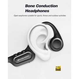 Ultra-Comfortable Open-Ear sport Headphones for Running,Cycling,Gym,8Hr Premium Sound,Bluetooth5.3,IP56 Sweatproof Bone Conduction Tech,Secure Ergonomic Fit & Clear Calls,Wireless Workout Earphones