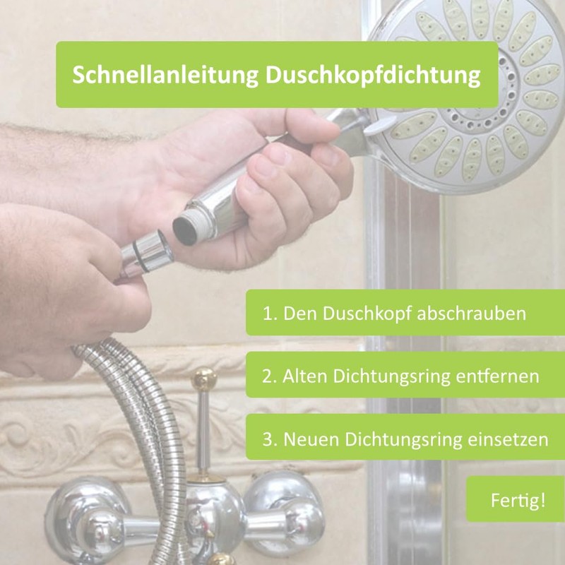 FeJu Sealing Ring Shower Head | Pack of 10 |