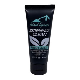 Island Topicals Wiping Lotion | Travel Size | 1.35 oz. Tube (Fresh Scent)