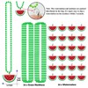 CiciBear 24 Pack Watermelon Necklace Party Favors with Mardi Gras