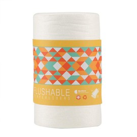 100pcs/roll Forros de pañales desechables para bebés, forros de pañales para bebés biodegradables y sin olor de bambú