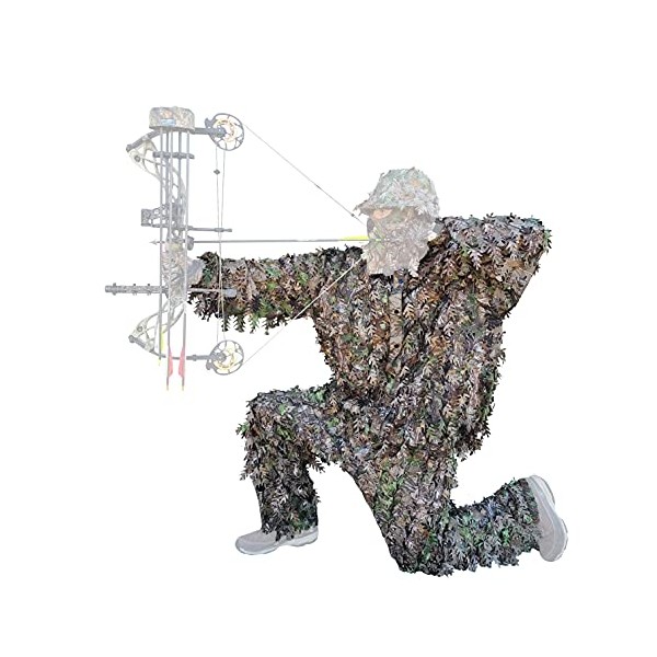QuikCamo 3D Leafy Camo Suit, Realtree Xtra Green Camo for