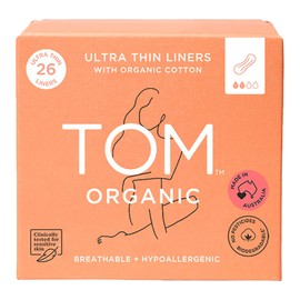 TOM Organic Ultra Thin Liners, 26 Pack