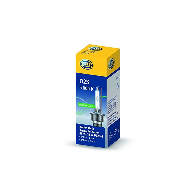 Hella - Focos halógenos, Caja individual, 5000K - 35W