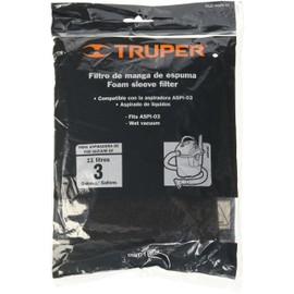 Truper FILE-ASPI-G1, Filtro de espuma para aspiradoras 3 y 4 galones