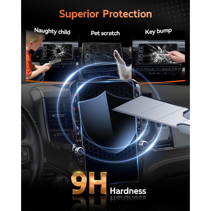 CDEFG For 2025 2026 Dodge RAM 1500 Screen Protector -