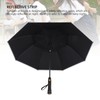 Portable Umbrella with Fan Reflective UPF 50+ Sun and Rain