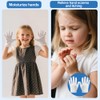 White Gloves Kids, 4 Pairs Washable and Reusable Cotton Moisturizing