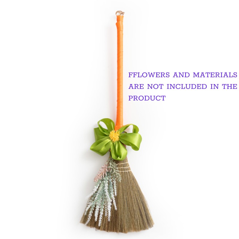 TTS Handmade Whisk Sweeping Broom - Vietnamese Straw Soft Broom