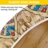 FANSU Round Tablecloth 90 cm, Round Table Cloth Wipe Clean