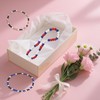 CONEHOY 12 Pcs Baseball Beaded Necklace 18 in Bling Collection