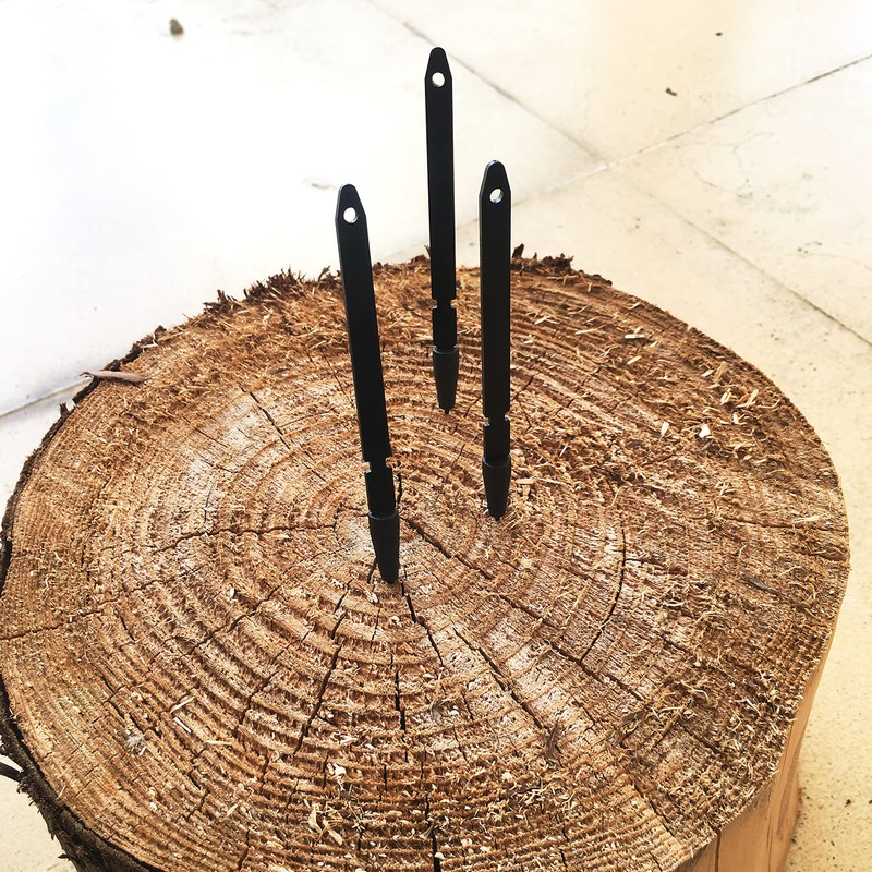 HUAAO 10 dardos de acero inoxidable 440C para diana