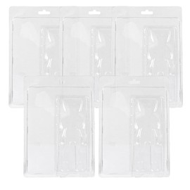 Set of 5 Plastic Resealable Clamshell Blister Packs for Custom 8 Inch Action Figures