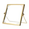 Ciieeo Metal Back Support Photo Frame Dried Flower Glass Frame