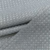 Home Queen Water Resistant Bathroom Window Curtains, Waffle Textured Half