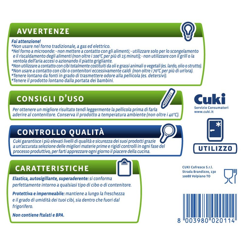 Cuki 2nd Skin Screen Protector - Safe Food Protection -