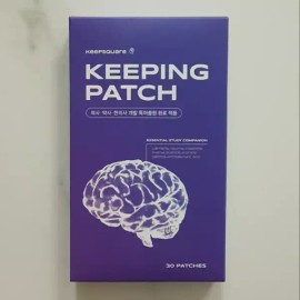 Jeongpum 아이하이 키핑패치 누트로픽 집중력 허브향 천연 식물성 30패치 iHi Keeping Patch Nootropic Concentration Herbal Scent Natural Plant-Based 30 Patches